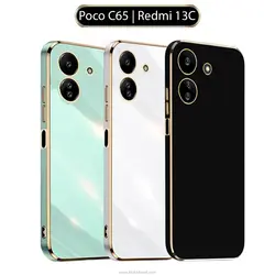 قاب محافظ شیائومی Luxury Plating Back Case | Redmi 13C | Poco C65
