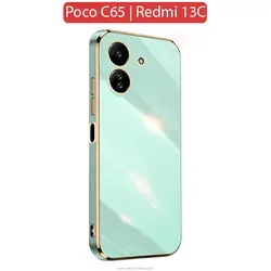 قاب محافظ شیائومی Luxury Plating Back Case | Redmi 13C | Poco C65