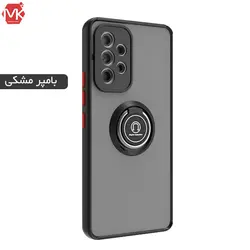 قاب محافظ سامسونگ Transparent Rubber Matte Ring Case | Galaxy A53 5G