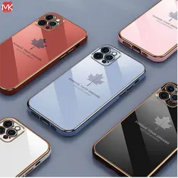 قاب محافظ آیفون Maple Leaf Plating Case | iphone 13 Pro Max