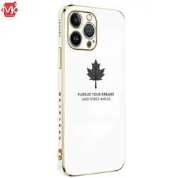 قاب محافظ آیفون Maple Leaf Plating Case | iphone 13 Pro Max