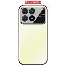 قاب شیائومی Lens Glass Matte Cover | Poco X6 Pro 5G