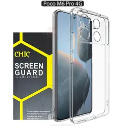 قاب محافظ شیائومی Liquid Crystal Cover | Poco M6 Pro 4g