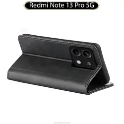کیف محافظ چرم Folip leather Flip Case | Redmi Note 13 Pro 5G