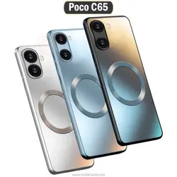 قاب محافظ AG Silicone Matte Glass Case | xiaomi Poco C65