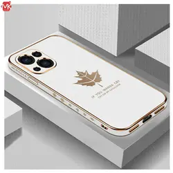 قاب محافظ آیفون Straight Edge Maple Leaf Case | iphone 13