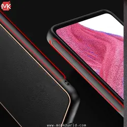 قاب محافظ سامسونگ Leather Gold Plated Cover | Galaxy A53 5G