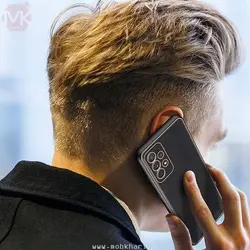 قاب محافظ سامسونگ Leather Gold Electroplated Case | Galaxy A13 4G