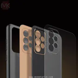 قاب محافظ سامسونگ Leather Gold Electroplated Case | Galaxy A13 4G