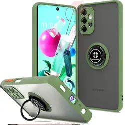 قاب محافظ سامسونگ Rubber Hybrid Matte Ring Cover | Galaxy A73 5G
