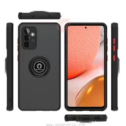 قاب محافظ سامسونگ Rubber Hybrid Matte Ring Cover | Galaxy A73 5G