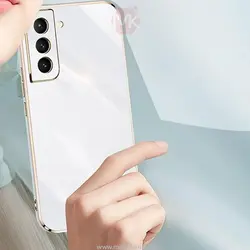 قاب محافظ سامسونگ Luxury Plating Gold Frame Case | Galaxy S21 FE