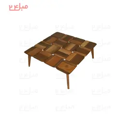 جلو مبلی پازلی مدل MP51 ساخته شده از مرغوبترین چوب راش،دارای صفحه روکش از جنس بلوط