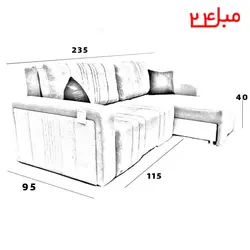 ال تختخواب شو مدل LDB26N مبل 24