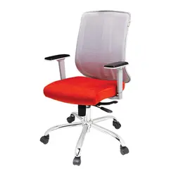 صندلی کارمندی راحتیران مدل S24-10 مشکی