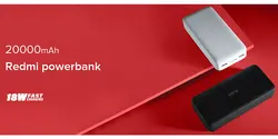 پاوربانک 20000mahفست شارژ شیائومی مدل PB200LZM نسخه گلوبال+کابل