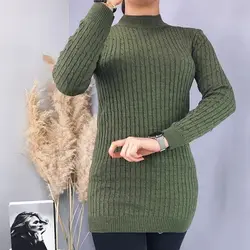 بلوز تونیک گپ سبز یشمی دخترانه و زنانه بافت زیبا معینا