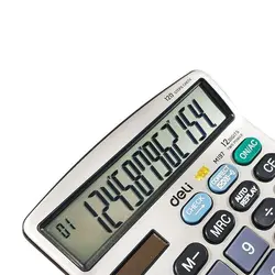 ماشين حساب 12 رقم روميزي چک کن دار دلی مدل 19710