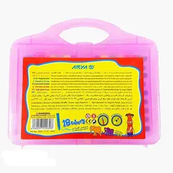 پاستل ۱۸ رنگ آریا مدل کیفی پلاستیکی