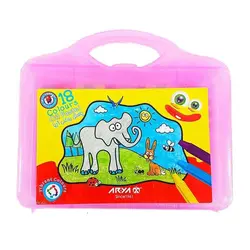 پاستل ۱۸ رنگ آریا مدل کیفی پلاستیکی