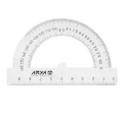 نقاله 180 درجه شیشه ای آریا