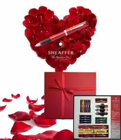 ست خوشنویسی کادویی شیفر  CALLIGRAPHY GIFT SET قرمز