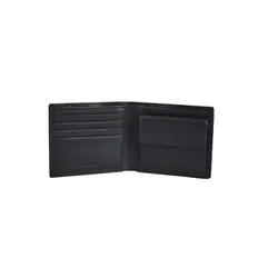 کیف پول مردانه چرمی کراس مدل CROSS INSIGNIA با جای سکه، 2 جیب اسکناس مشکی