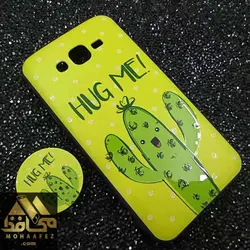 قاب فانتزی سامسونگ Galaxy J7 2015 / J7 Core پاپ سوکت دار طرح کاکتوس Hug Me کد SA458A