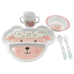 ظرف غذای کودک ملامین طرح گوسفند 2890 لمون Lemon