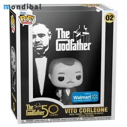 فیگور فانکو پاپ ویتو کورلئونه همراه با کاور فیلم پدر خوانده و باکس نگهدارنده