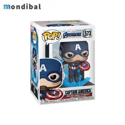 اکشن فیگور فانکو پاپ مدل کاپیتان آمریکا با سپر و چکش کد ۵۷۳ Captain America Funko Pop