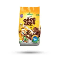 کورن فلکس صبحانه هوناپ با شیر بز و کاکائو 300 گرم