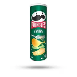 چیپس پرینگلز پنیر و پیاز Pringles وزن 165 گرم