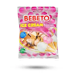 پاستیل ice cream ببتو bebeto وزن 120 گرم