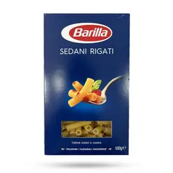 ماکارونی Barilla باریلا مدل لوله ای باریک SEDANI RIGATI حجم 500 گرمی
