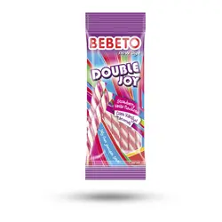 پاستیل نواری ببتو Bebeto مدل Double Joy وزن 75 گرم