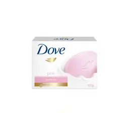 صابون داو صورتی Dove Pink با رایحه گل رز وزن 100 گرم