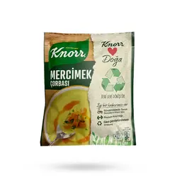 سوپ عدس کنور Knorr مدل MERCIMEK وزن 76 گرم