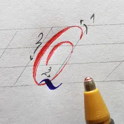 خودکار بیک لارج قرمز ۱.۶ مخصوص خوشنویسی