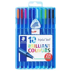 خودکار استدلر مدل Brilliant Colours XB بسته 10 رنگ مخصوص خوشنویسی