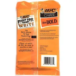 خودکار بیک کریستال لارج 1.6mm - رنگی 8 عددی