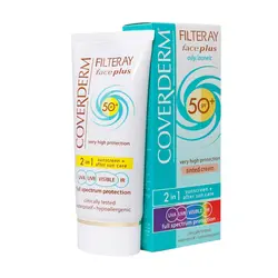 کرم ضد آفتاب فیس پلاس SPF50 پوست چرب کاوردرم 50 میلی لیتر