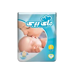 پوشک سایز ۱ مای بی بی (۲ تا ۵ کیلوگرم) حاوی عصاره بابونه
