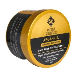 ماسک مو با آبکشی آدرا آرگانیک حاوی روغن آرگان 400 میلی لیتر