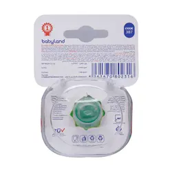 پستانک ارتودنسی بیبی لند کد 387 مناسب نوزادان از بدو تولد تا 6 ماه