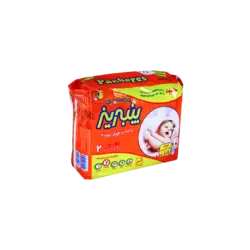 پوشک شماره ۲ با پوشش کتانی (۳ تا ۶ کیلوگرم) پنبه ریز ۱۸ عددی