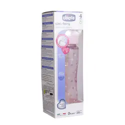 شیشه شیر جریان سریع ول بینگ چیکو از 4 ماهگی 330 میلی لیتر