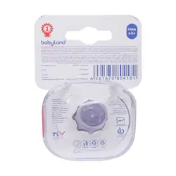 پستانک ارتودنسی شب تاب بیبی لند کد 484 مناسب نوزادان از بدو تولد تا 6 ماهگی