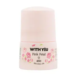 رول ضد تعریق زنانه ویت یو مدل Pink Petal حجم 50 میلی لیتر