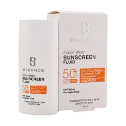 خرید و قیمت فلوئید ضد آفتاب فیوژن واتر SPF50 بیزانس